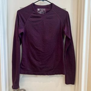 Women’s Figs Salta Scrub Top, Deep Purple